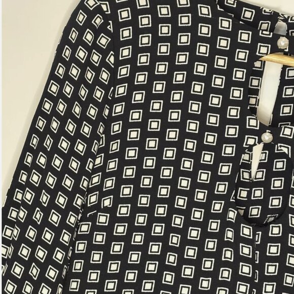 Reformation Killian Dress Classic Neutral black white Size Small NEW Pearls *f67 - Picture 8 of 16